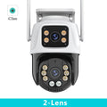 Caméra Surveillance WiFi PTZ 2/3 Objectifs — Vision Nocturne, IA & IP66 — CLEVI Paris