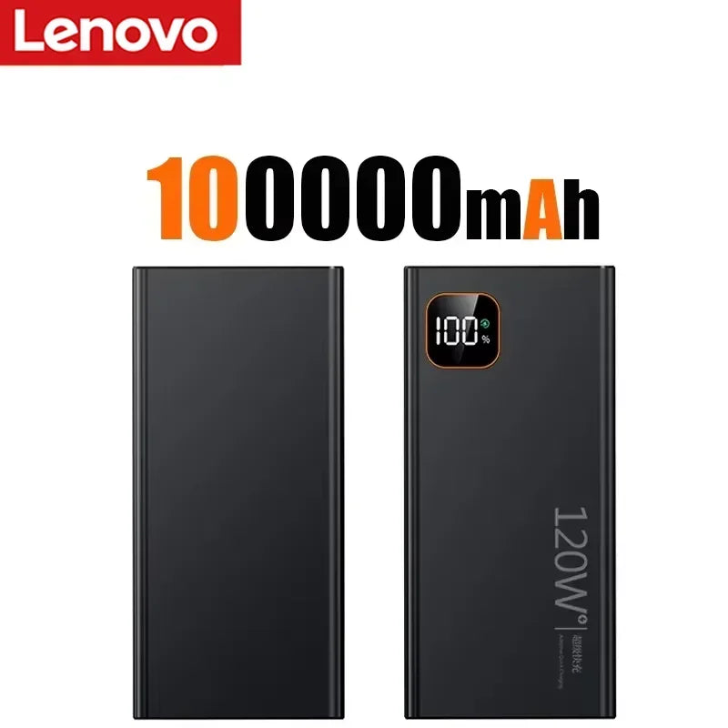 Batterie Externe Lenovo 120W Solaire 50000-200000mAh – CLEVI Paris