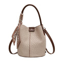 Sac Seau PU Effet Tressé Femme Bandoulière Réglable 5 Coloris – CLEVI Paris