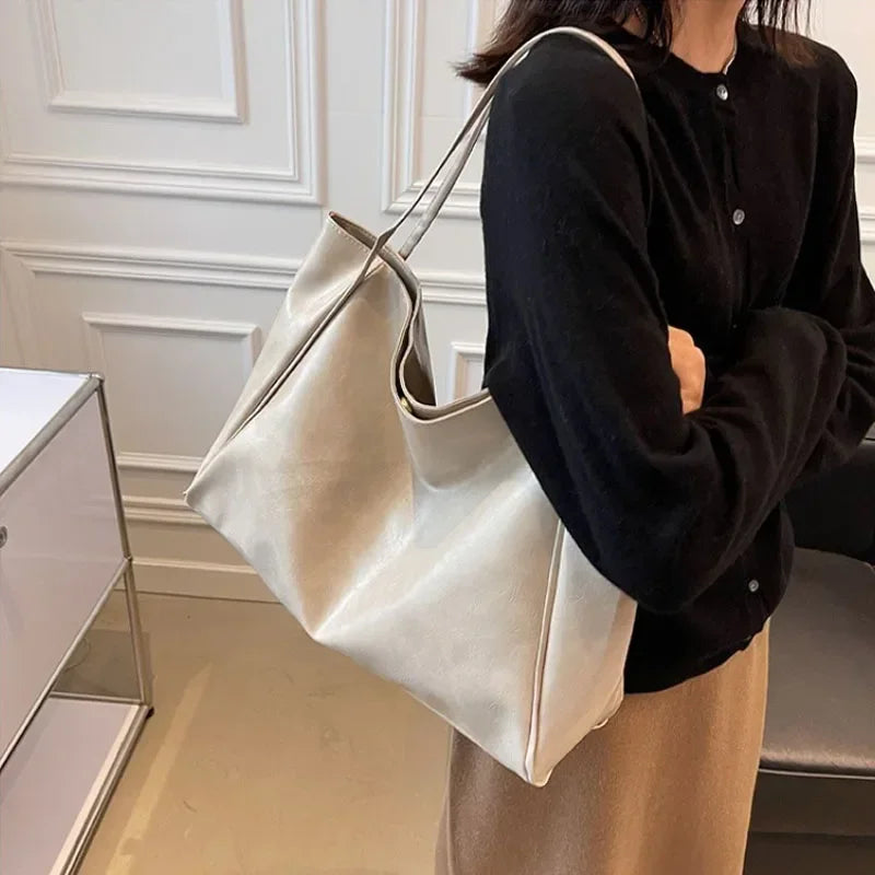Sac Cabas Femme Cuir PU Grande Capacité — CLEVI Paris