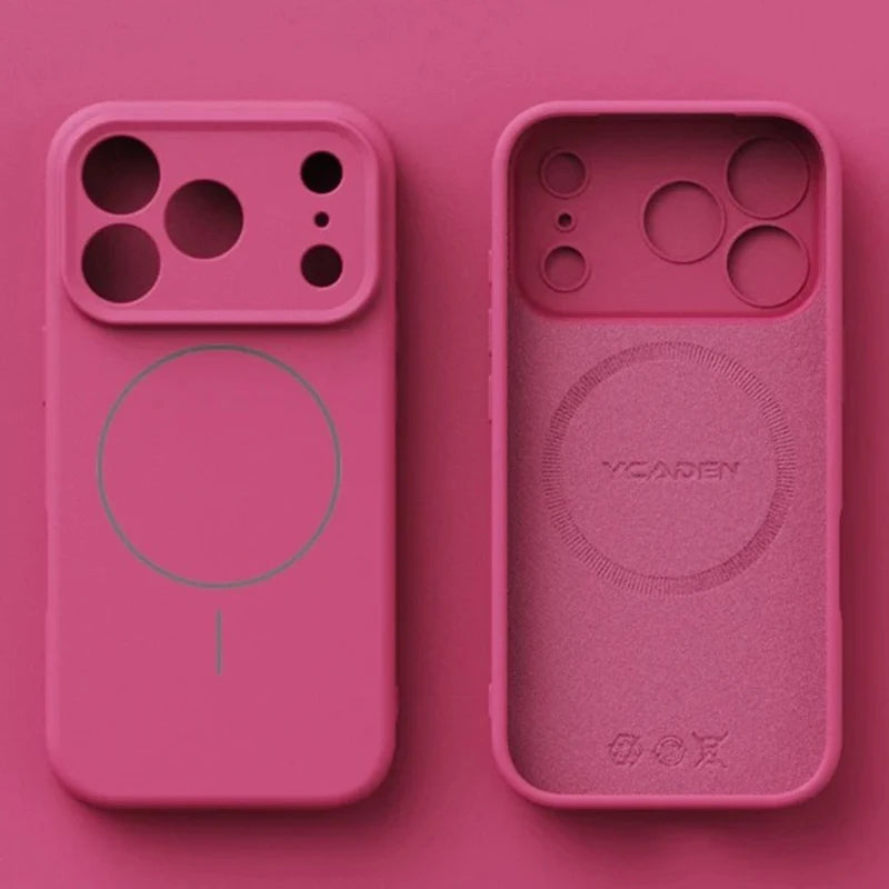 Coque Silicone Liquide MagSafe iPhone 17 16 15 14 13 12 Pro Max – CLEVI Paris