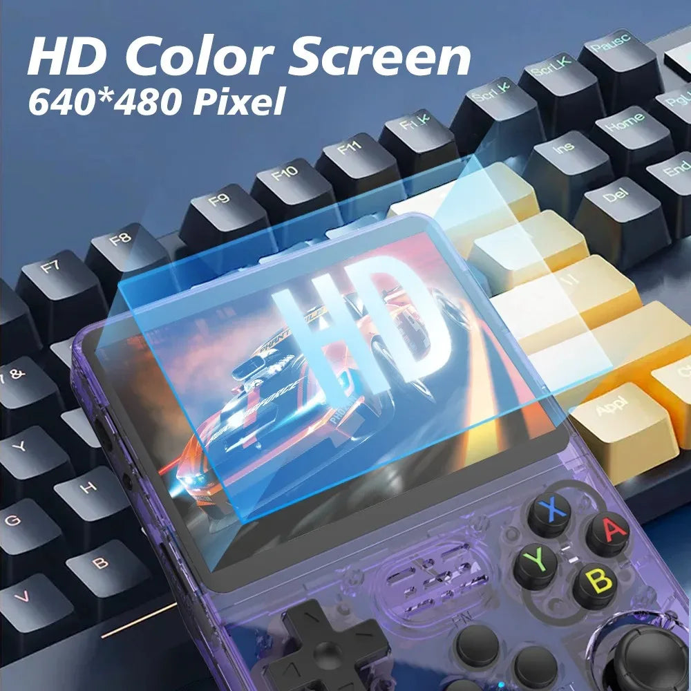 Console de Jeu Rétro R36S – Écran IPS 3,5", 64 Go 15 000+ Jeux / 128 Go 20 000+ Jeux