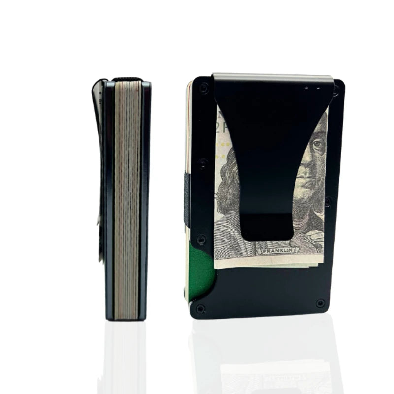 Portefeuille Slim Aluminium Anti-RFID — Minimaliste, Porte-Cartes, 4 Coloris | CLEVI Paris