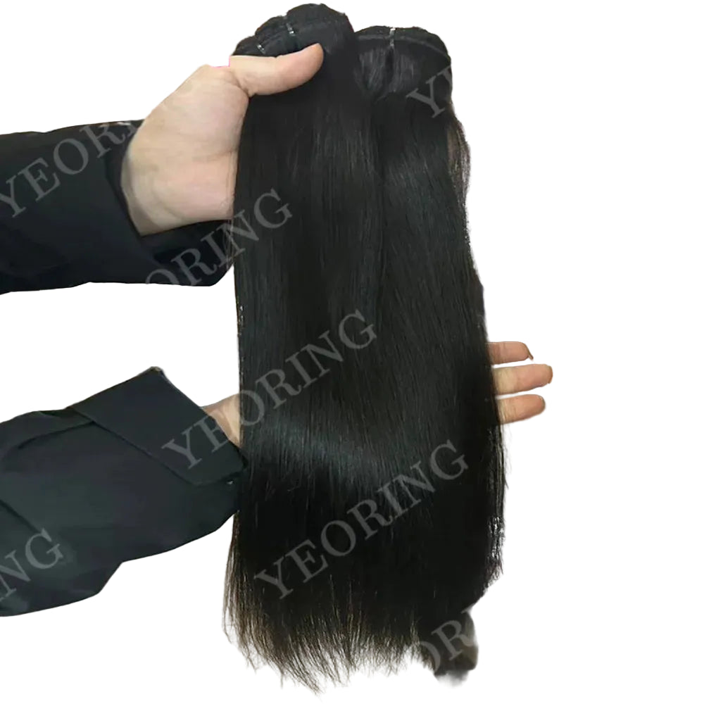 Extensions clip-in lisses, cheveux humains – CLEVI Paris