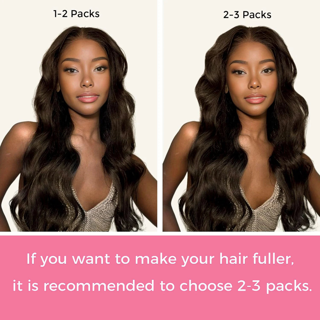 Extensions Clip-In Body Wave 8 Pcs Cheveux Remy – CLEVI Paris