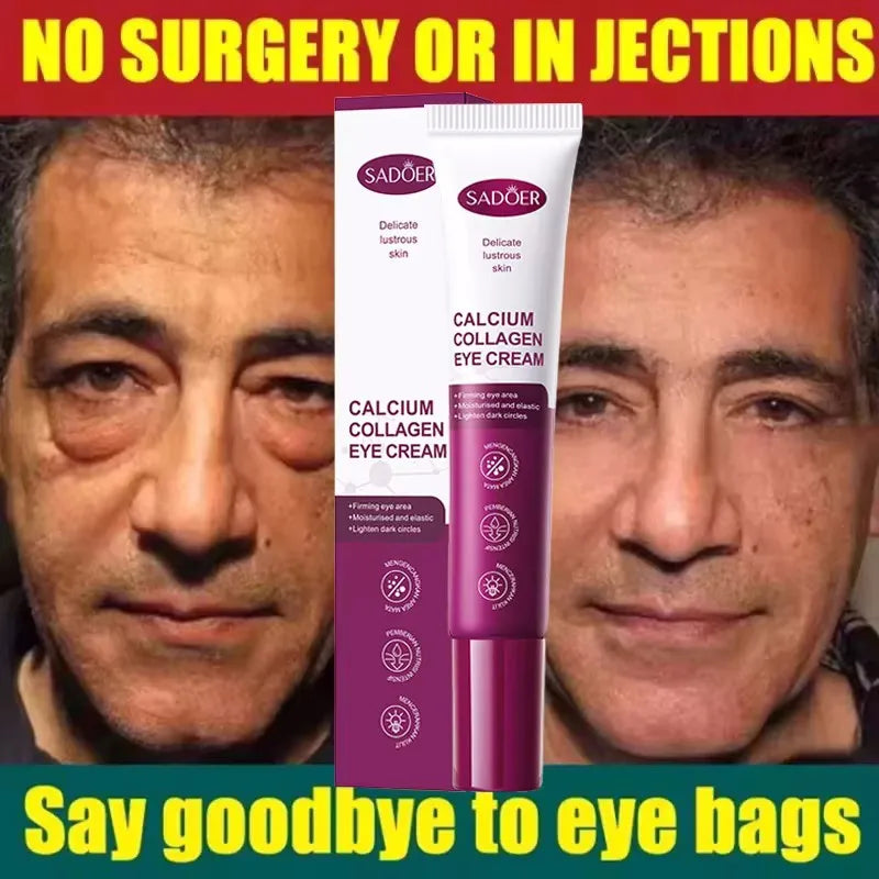 Crème Contour des Yeux Collagène Anti-Cernes Poches & Rides Homme – CLEVI Paris