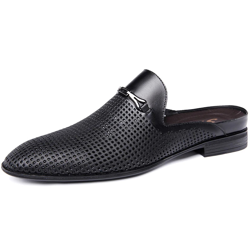 Mocassin Homme Cuir de Vache Véritable Slip-On Respirant Léger | Casual Bureau Conduite EU 36-47