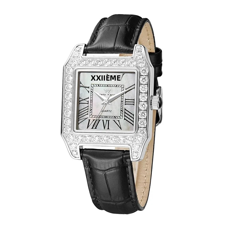 Montre Femme Welly Merck Saphir Quartz Acier Inoxydable – CLEVI Paris