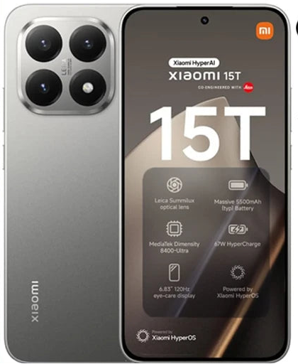 Xiaomi 15T 5G Global Version Dimensity 8400-Ultra 6,83" AMOLED 120Hz Leica Triple Caméra 5500mAh – CLEVI Paris