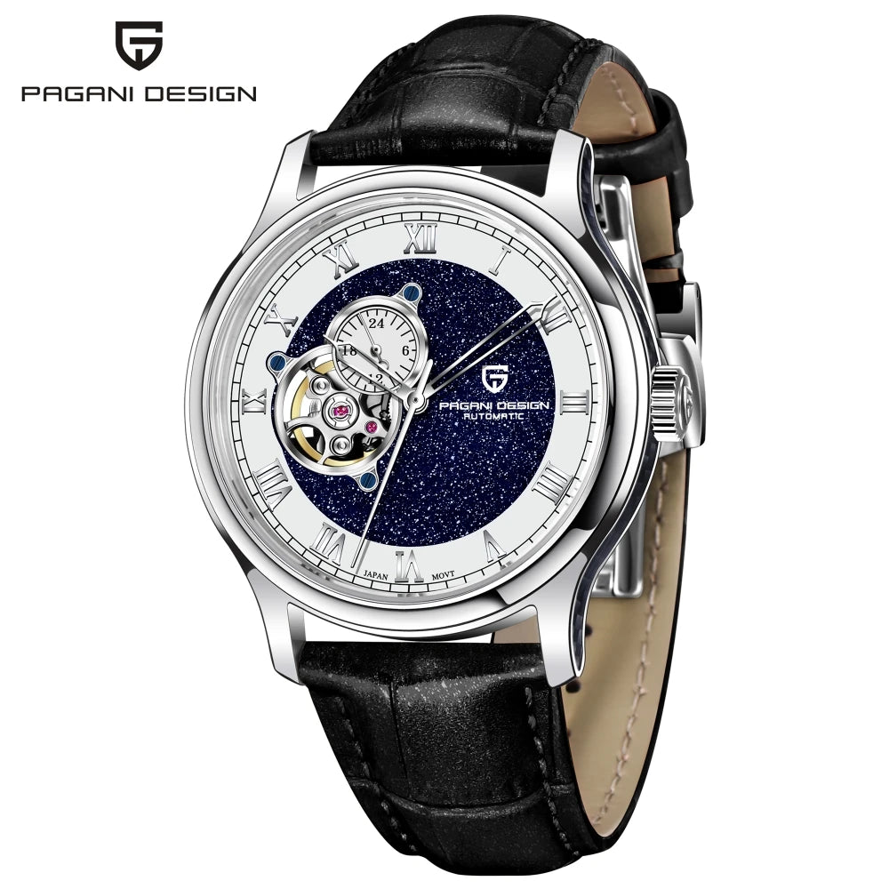 Montre Homme Automatique Tourbillon Chiffres Romains Pagani Design – CLEVI Paris