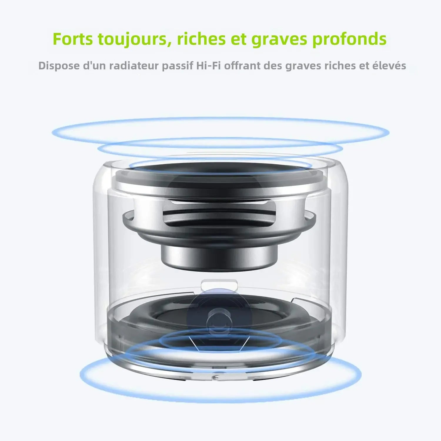 EWA A106 Pro Mini Enceinte Bluetooth IPX7 Radiateur Basses Housse Incluse – CLEVI Paris