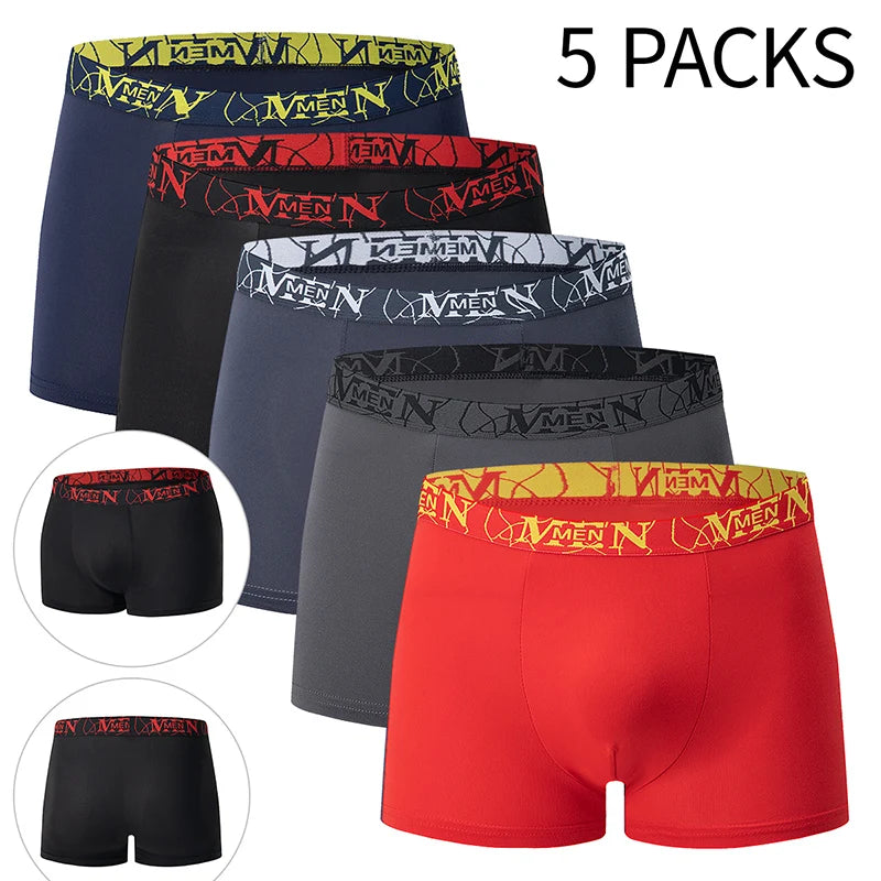 Lot de 4/5 Boxers Homme – Tailles Européennes & Motifs Mode – CLEVI Paris