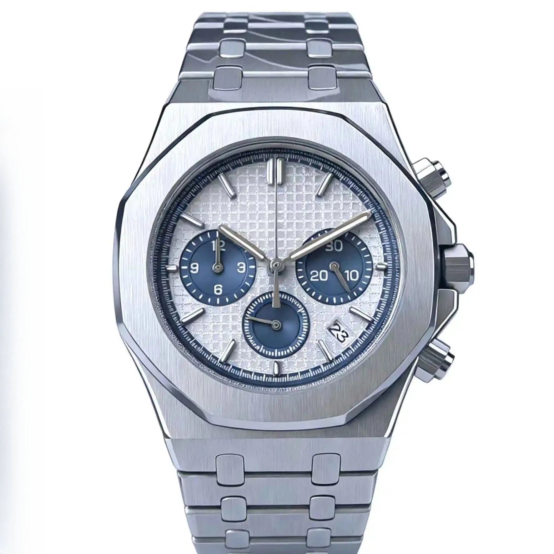Montre Homme 42mm Acier 904L Mouvement Quartz Style Luxe – CLEVI Paris