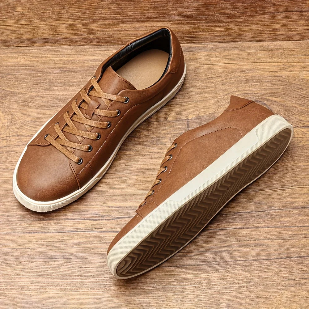 Sneakers Homme Légères Respirantes Casual Lacets Multicolores – CLEVI Paris