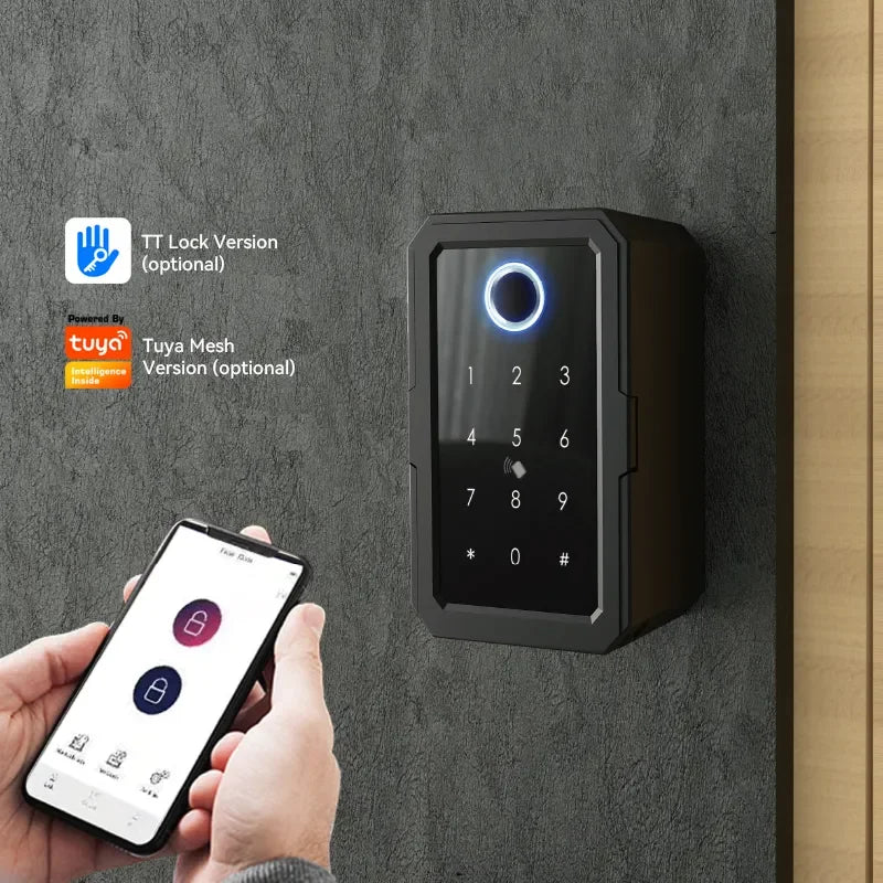 Boîte à Clés Connectée YRHAND K3 Empreinte Digitale Tuya WiFi – CLEVI Paris