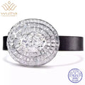 Bracelet Femme Saphir Argent 925 Diamants Vintage – CLEVI Paris