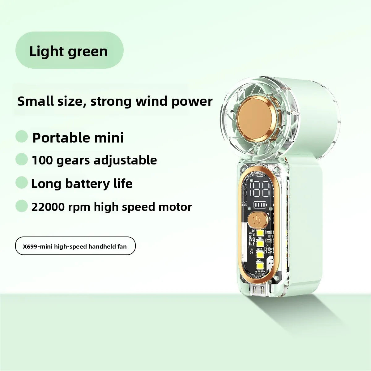 Mini Ventilateur de Poche Portable USB Puissant Été – CLEVI Paris