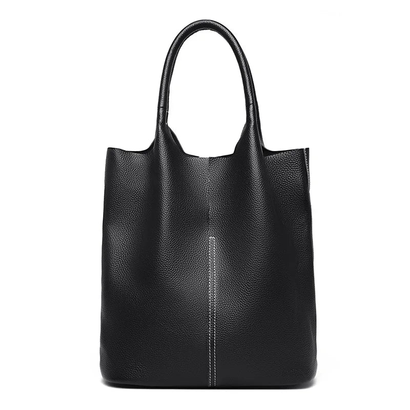 Sac seau femme en cuir de vachette – CLEVI Paris