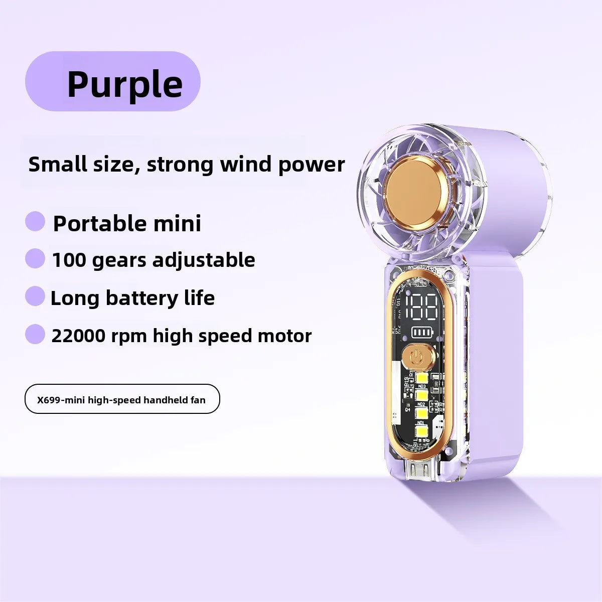 Mini Ventilateur de Poche Portable USB Puissant Été – CLEVI Paris