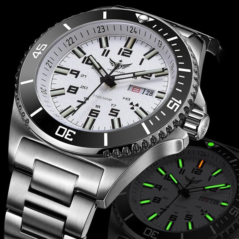 Montre YELANG V1031 Diver Automatique Homme Saphir Miyota 8205 300M – CLEVI Paris