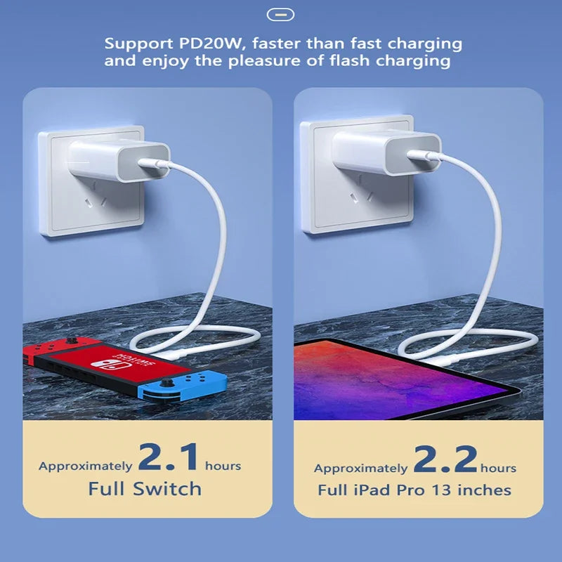 Câble USB-C vers USB-C 100W PD Charge Rapide 5A 0,3m-2m – CLEVI Paris