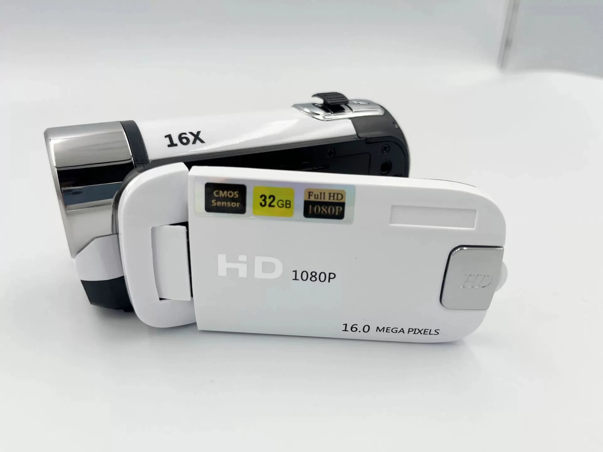 Caméscope DV 1080P – Écran Rotatif 2.7", Zoom 16x, Selfie, Vlogging & Cadeau