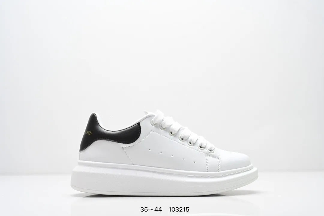 Sneakers Femme Semelle Épaisse Rehaussante Talon Noir Casual – CLEVI Paris