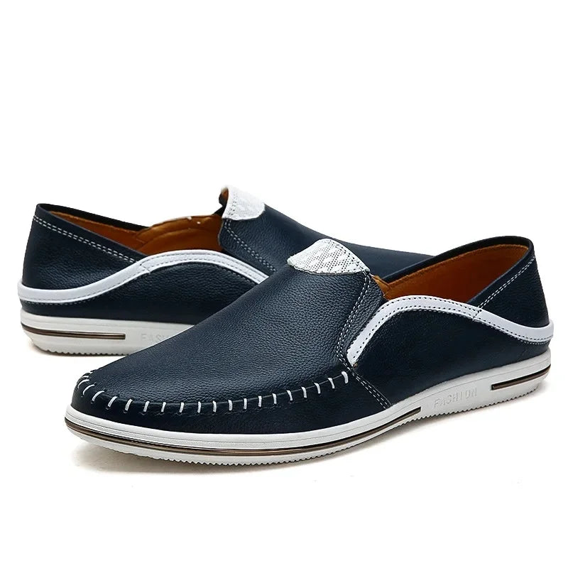 Chaussures Business Casual Homme Ajourées — Style Anglais, Slip-On | CLEVI Paris