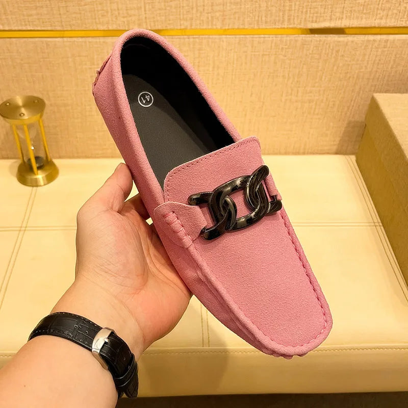 Loafers Homme Suède Grande Taille Slip-On – CLEVI Paris