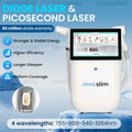 Machine 2-en-1 MYOSLIM Laser Diode FAC 755/808/940/1064nm + Picoseconde Épilation Détatouage 10/16 Barres – CLEVI Paris