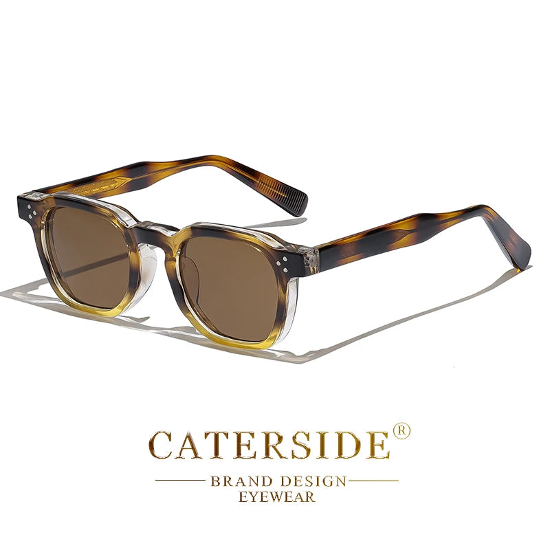 Lunettes de Soleil Style Punk Unisexe CATERSIDE – Monture Carrée Miroir UV400 – CLEVI Paris