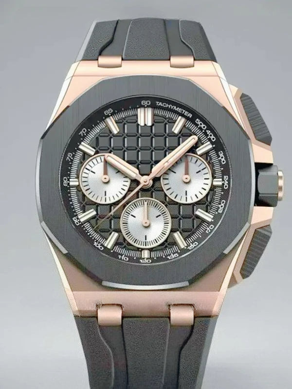Montre Homme Quartz G4G Bracelet Acier Inox 42mm Lumineux Calendrier Complet 3 ATM 17 Coloris – CLEVI Paris