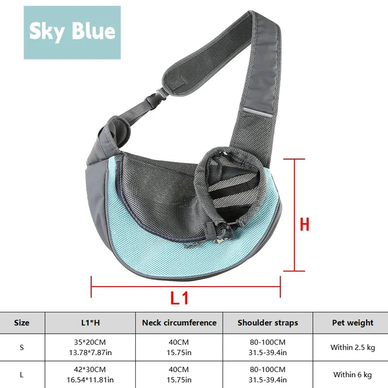 Sac de transport en maille pour chien et chat – CLEVI Paris