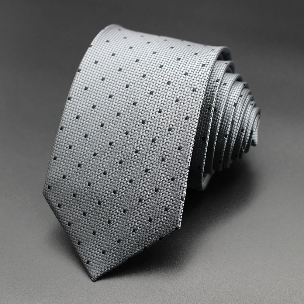 Cravate homme à pois 7 cm – CLEVI Paris