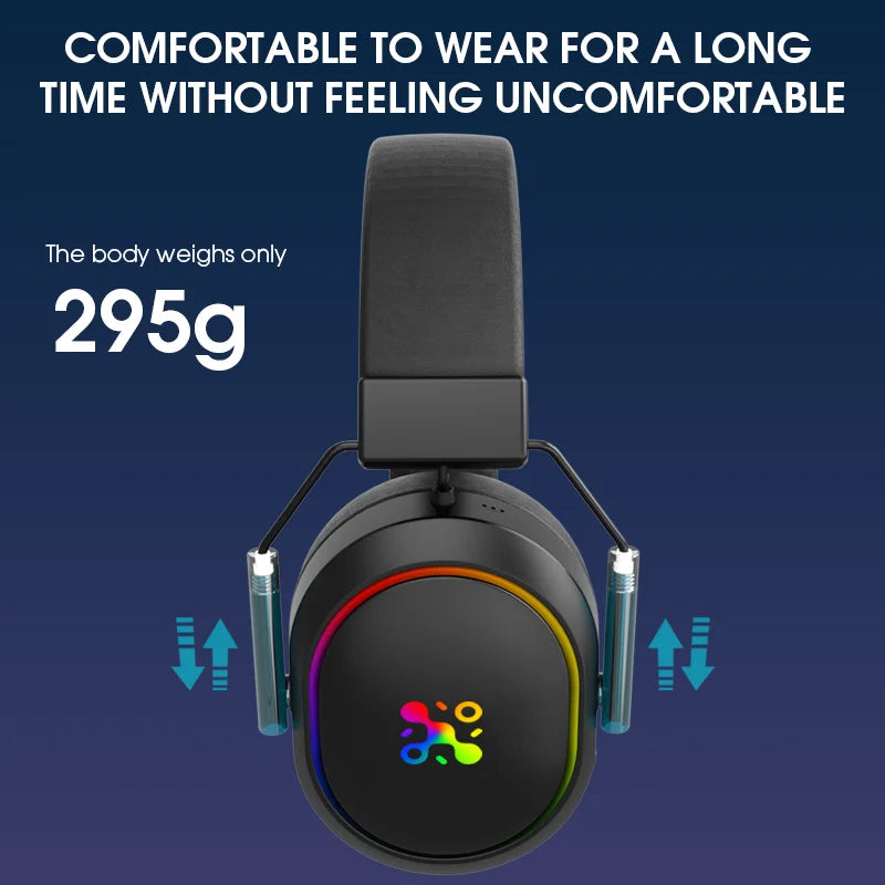 LDON FO2 Casque Gaming Sans Fil Bluetooth 2.4GHz 50h PS5/PS4/PC – CLEVI Paris