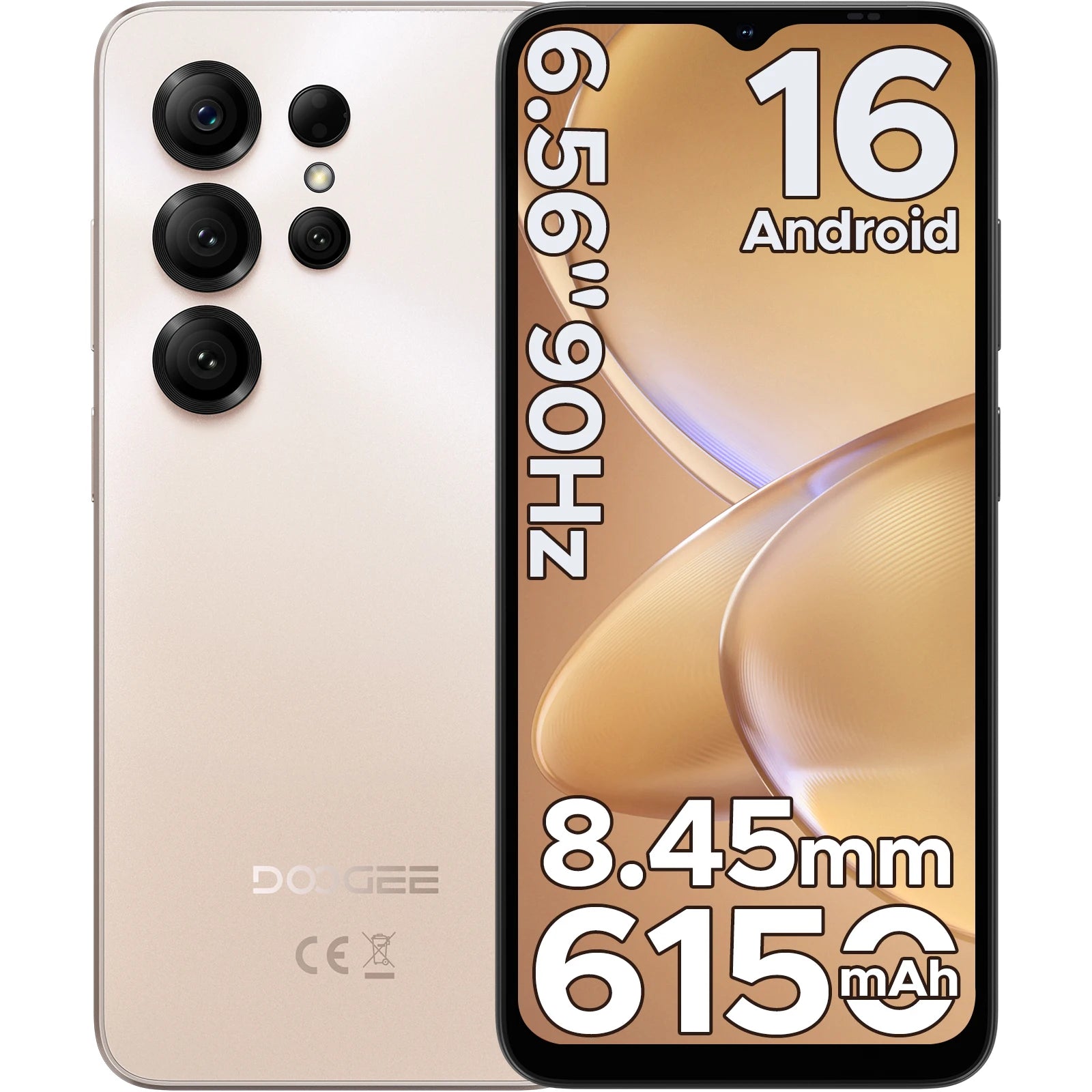 DOOGEE Note56 X Smartphone Android 16 6,56" IPS 90Hz 6150mAh 4G 64Go – CLEVI Paris