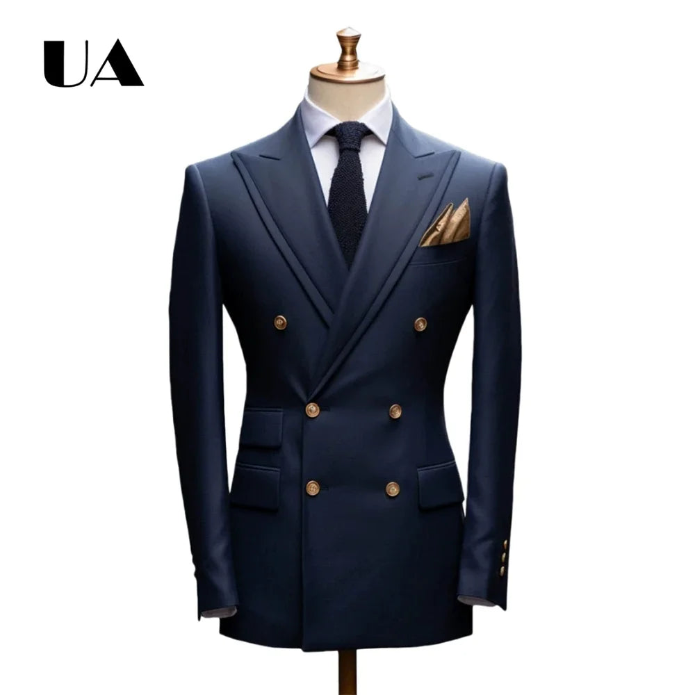 Blazer Croisé Homme Coupe Longue – CLEVI Paris