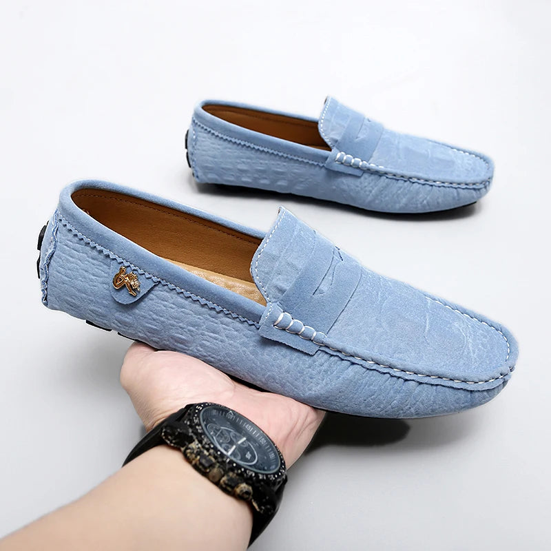 Mocassins Loafers Homme – Cuir PU Respirants Semelle Massage Casual Bureau Conduite 6 Coloris Pointures 36–48 – CLEVI Paris