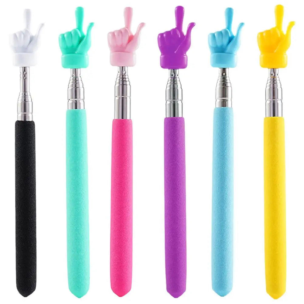Baguette Télescopique Enseignant Acier Inoxydable | Design Main, 17–55 cm, École & Formation – CLEVI Paris