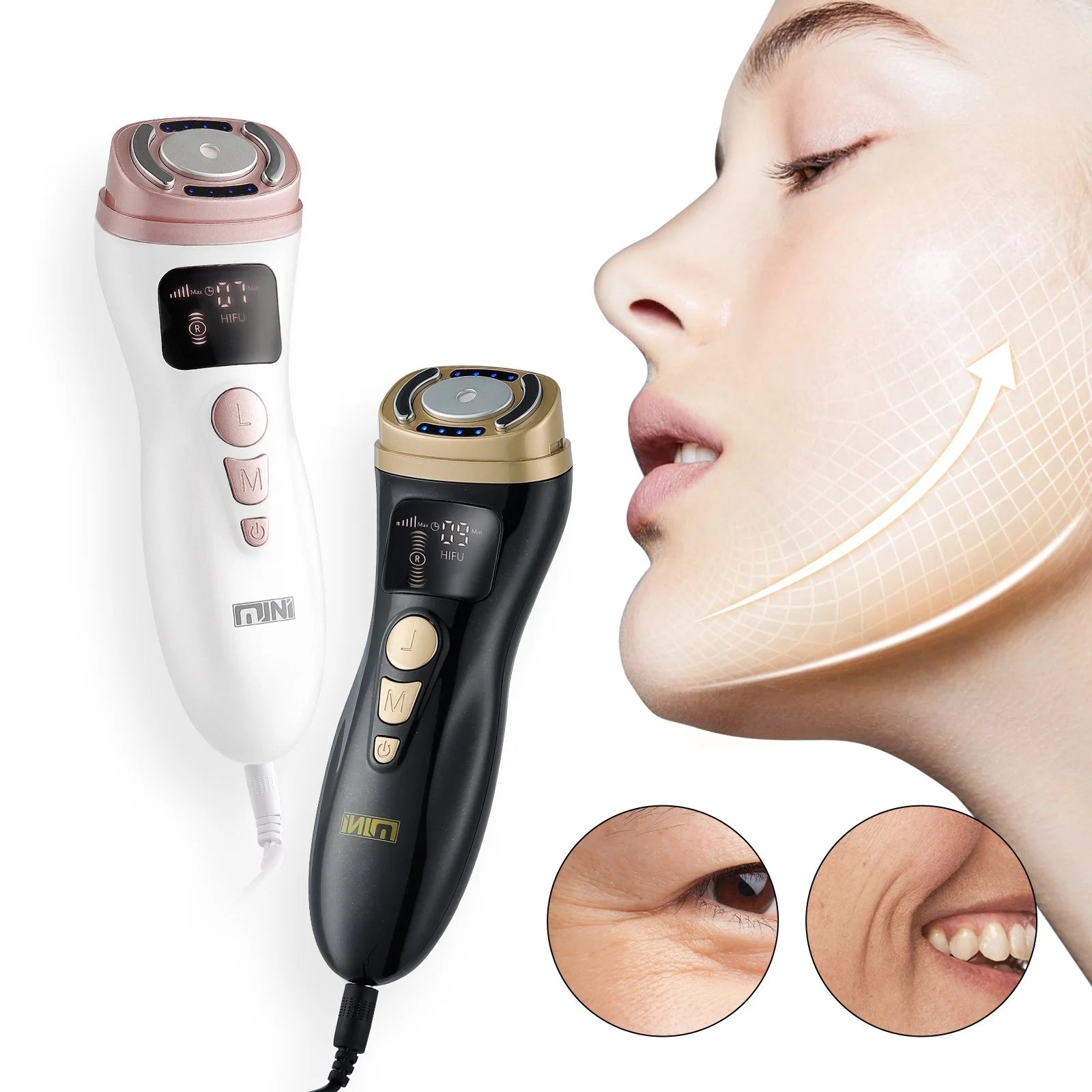 Appareil HIFU Ultrasonique RF EMS – Lifting Visage & Cou Anti-Rides