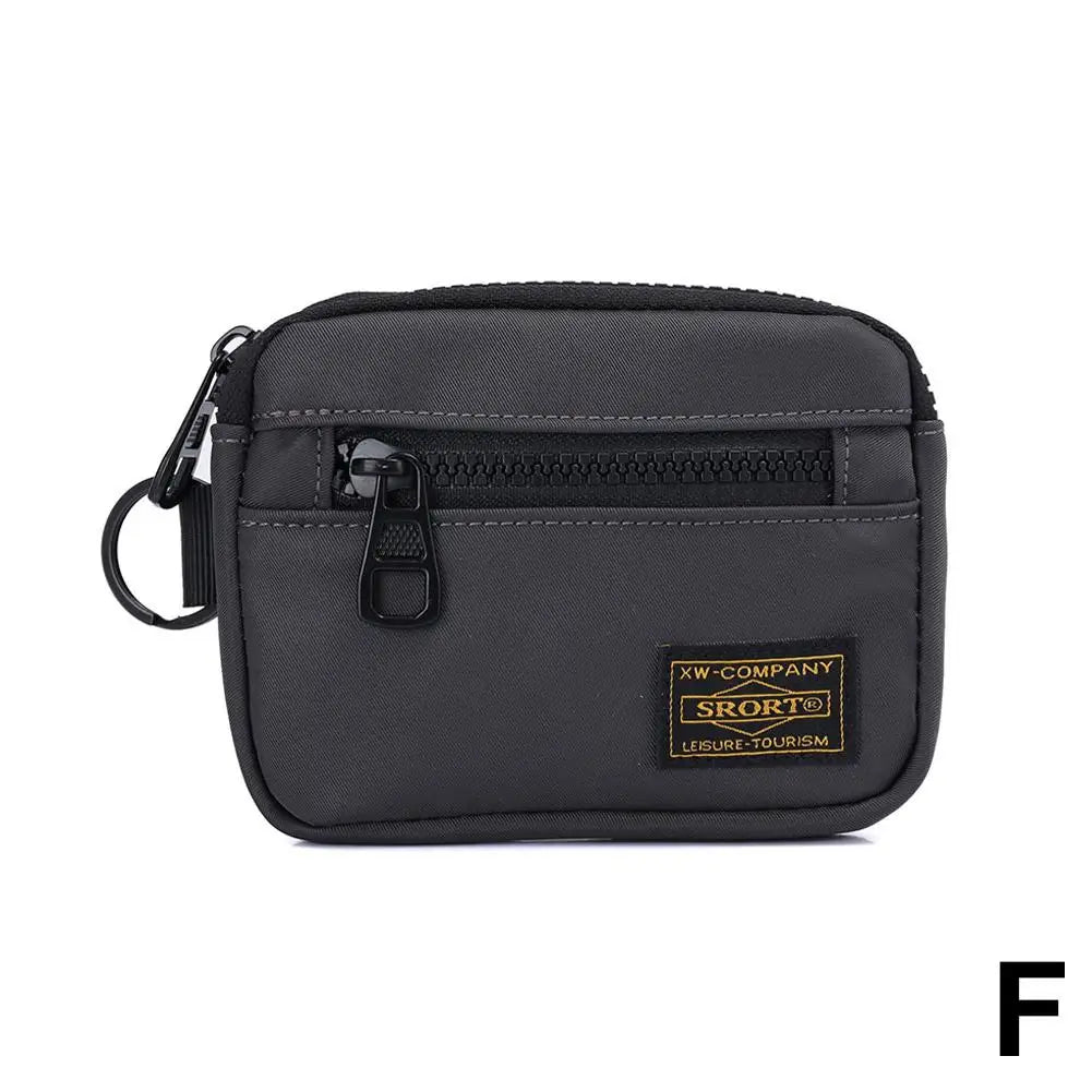 Porte-Monnaie Oxford Zipper Compact Unisexe — CLEVI Paris