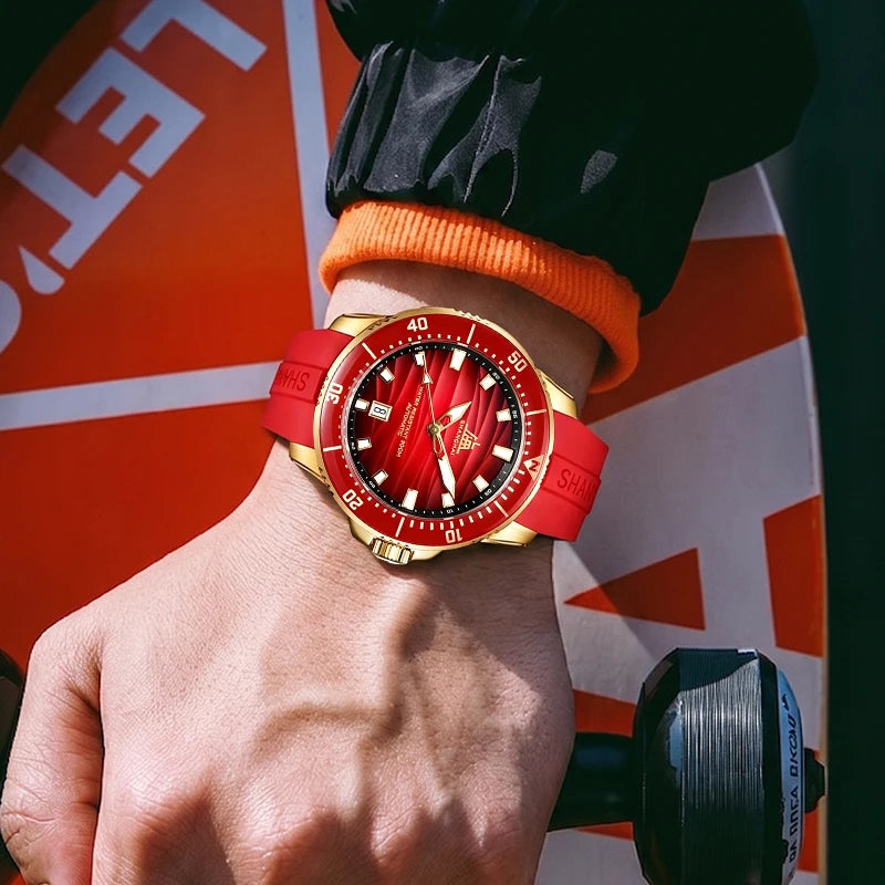 Shanghai Watch S7101 Montre Plongée Automatique Seagull ST21 Saphir 300m 43mm – CLEVI Paris