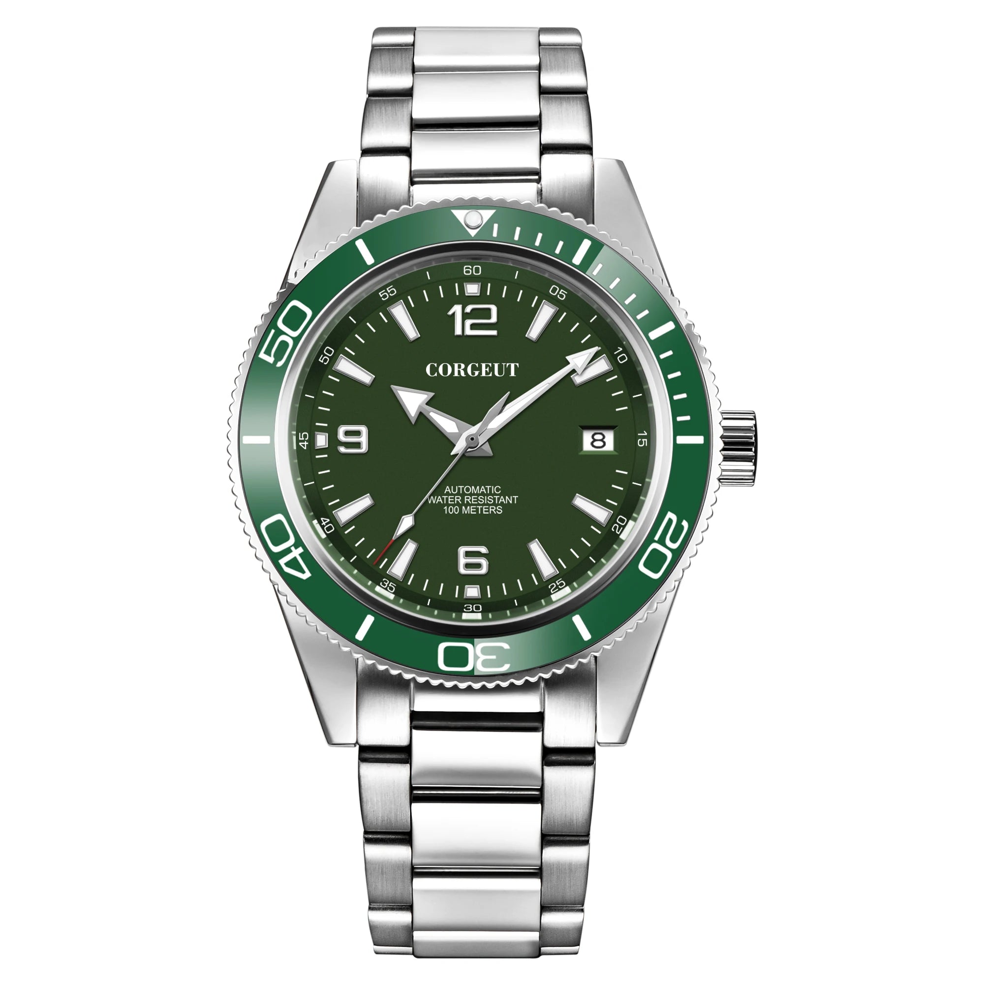 Montre Automatique Homme Corgeut 41mm Saphir Lunette Céramique 200m – CLEVI Paris