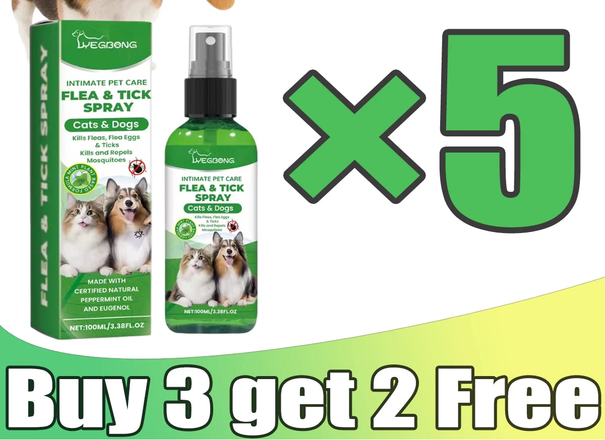 Spray anti-puces pour chiens et chats – CLEVI Paris