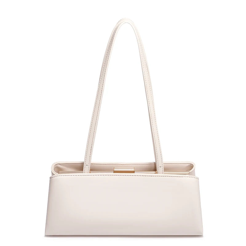 Sac Aisselle PU Souple Femme Retro 28x12cm Bandoulière 50cm 4 Coloris – CLEVI Paris