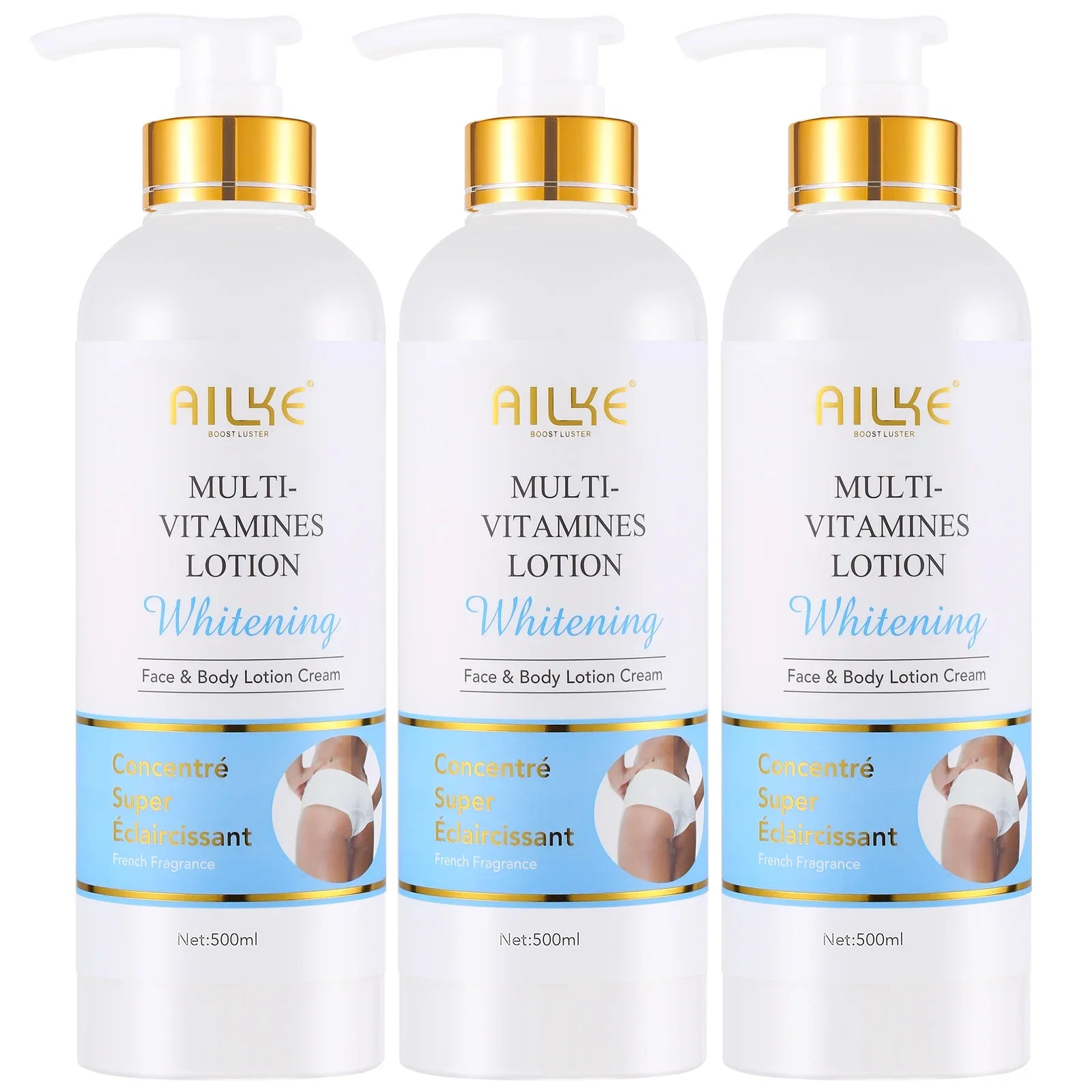 Gamme Multi-Vitamines Éclaircissante AILKE – Lotion, Sérum, Crème & Savon Papaye Anti-Taches – CLEVI Paris