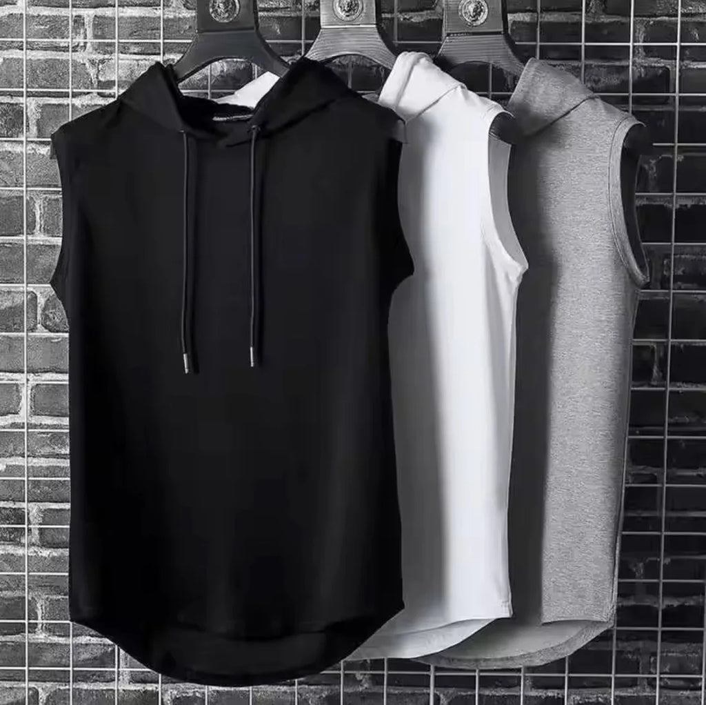 Débardeur Homme Sans Manches Style Hip-Hop Polyester – CLEVI Paris