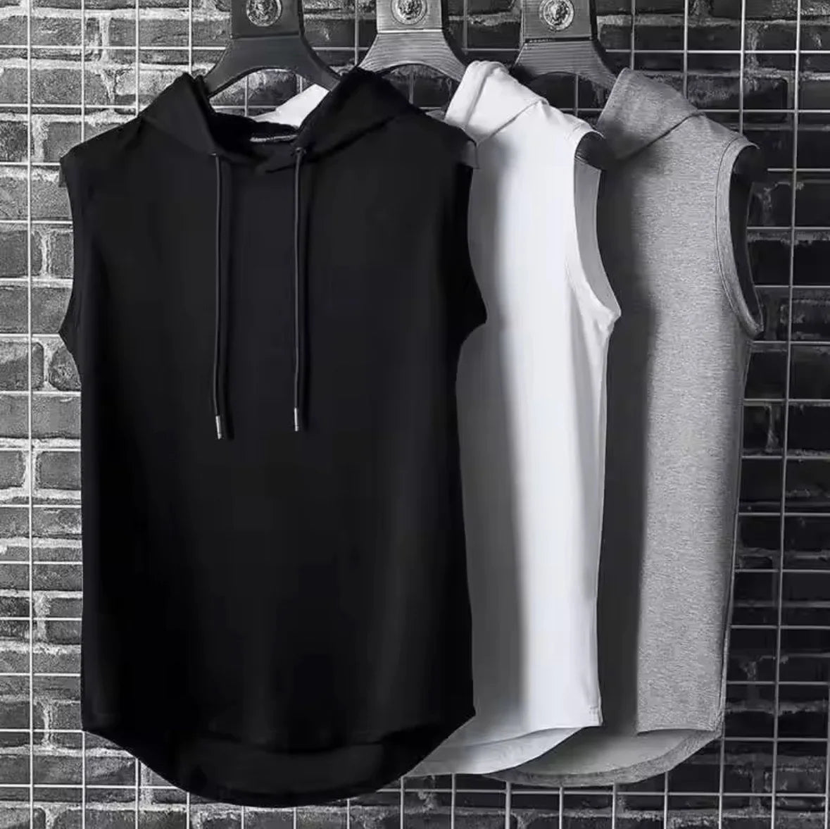 Débardeur Homme Sans Manches Style Hip-Hop Polyester – CLEVI Paris