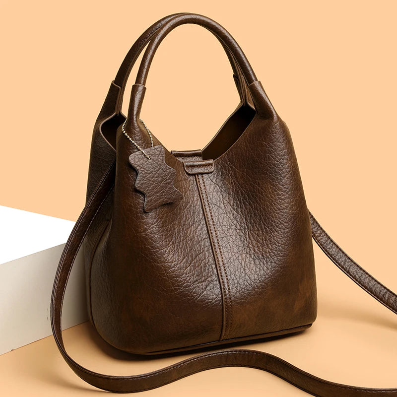 Sac Seau PU Souple Femme Épaule & Croisé Style Luxe Casual – CLEVI Paris