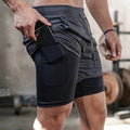 Short Running 2-en-1 Homme Polyester | Séchage Rapide, Gym & Fitness, 11 Coloris, Tailles M à XXXL – CLEVI Paris